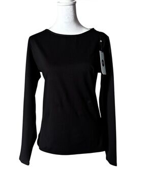 Boss Black Activewear top 79% Polyester.   21% Spandex